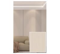 Carta da parati insonorizzante, pannelli da parete in schiuma con pellicola adesiva da parete, design con venature del legno, per pareti e soffitti, in vinile rimovibile per sfondo TV (grigio scuro)