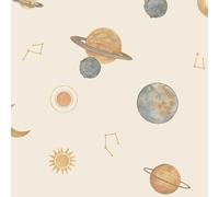 Carta Da Parati Maury Planets Grandeco LD3519 Tema Galassia