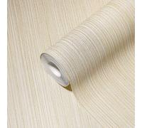 Carta Da Parati Metallica Oro-Beige Con Motivo A Strisce