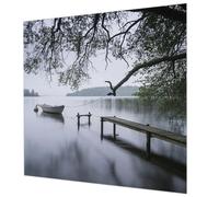 Carta da Parati Moderna 250x250cm per Soggiorno e Camera da letto Colla Inclusa Facile da Pulire Decorazione da Muro Montaggio Murale Stampa di Alta Qualità - Un lago calmo