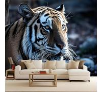Carta Da Parati Moderna 3d tigre Wallpaper For Living Room Natura selvaggia degli animali 500x280cm Murale moderno arte murale decorativo poster wallpaper gigante camera bambini salotto