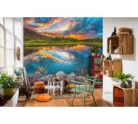 Carta Da Parati Murale Botanica Verde Giungla Foresta Foto Poster Per Bambini