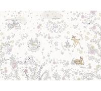 Vivaio Carta da Parati Murale Disney Bambi Dumbo Marie Beige Ragazze Camera
