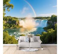 Carta da Parati Murale Cascate Del Niagara 200x140 cm Fotomurali Effetto 3D, Decorazione Poster Arte Murale Moderna per Casa Ufficio Camera Da Letto Soggiorno.
