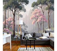 Carta Da Parati Murale Con Elegante Stampa Della Foresta Misteriosa Carta Da Parati Stile Surrealista Soggiorno Camera Da Letto Sfondo Muro Decorazioni Per La Casa Sfondi 3D, 400 X 280 Cm