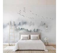 Carta Da Parati Murale Da Parete 3D Paesaggio Con Uccelli Della Foresta Carta Da Parati Fotografica 3D,Murale,Soggiorno,Camera Da Letto,Sfondo Da Soffitto,Decorazione,Dipinto 300x210cm