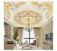 Carta da parati murale in stile europeo, affresco del soffitto in marmo di lusso, soggiorno, camera da letto, studio, arredamento per la casa*200cmx140cm(78.7x55.1inch)