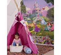 Carta Da Parati Murale Per Bambini Disney Princess Decorazione Rosa