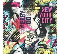 Carta da parati Muriva L06103 American graffiti - multicolore