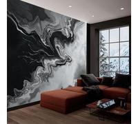 Carta da parati panoramica lusso marmo striscia, foto murale moderna 200L x 140A cm - Carta da parati decorazione casa arte astratta per soggiorno camera dei bambini ufficio