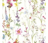 Elsie Floreale Parati Multi/Bianco Acquerello World Of Wallpaper AF0038
