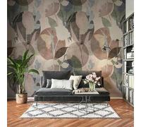 Carta Da Parati Personalizzata Grafica Geometrica Foglie Di Piante Tropicali Decorazioni Per La Casa Carta Da Parati 3D Carta Da Parati Decorazioni Per La Camera Da Letto 700Cm(W)×280Cm(H)