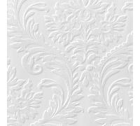 Carta da Parati Pitturabile Anaglypta Muri Soffitti - Vintage Goffrato Pannelli