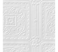 Carta da Parati Pitturabile Anaglypta Muri Soffitti - Vintage Goffrato Pannelli