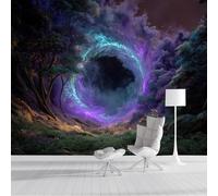 Carta da parati Portale Magico 350x250cm Fotomurali in Seta Il Libro Della Giungla XXL Poster Gigante Design Decorazione da Muro per Soggiorno Camera Da Letto Ufficio Cucina, Verde Scuro