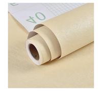 Carta da parati PVC autoadesiva con texture effetto seta, pannelli murali rimovibili, adesivi decorativi for pareti TV e armadi della cucina(Yellow,40cmx 7.6m)
