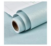 Carta da parati PVC autoadesiva con texture effetto seta, pannelli murali rimovibili, adesivi decorativi for pareti TV e armadi della cucina(Blue,40cmx 7.6m)