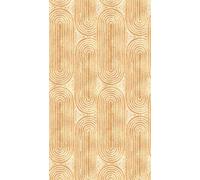 Carta Da Parati Retro Anni '70 Con Motivo Geometrico E Una Grande Superficie