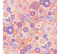 Margherita Floreale Parati Rosa Viola Rétro 39535-1 AS Creation Con Muro Vinile