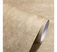 Carta da parati rimovibile staccabile e adesiva in stile industriale nordico, adatta for la decorazione di pareti di camere da letto, soggiorni e studi.(Beige,40cm)