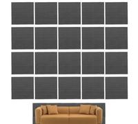 Carta da parati Stick and Peel, carta da parati in schiuma per camera da - 20 pezzi di carta da parati in - Adesivo strutturato per la decorazione della parete - Staccabile e incollato