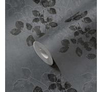 Carta da Parati Struttura Natura Decorazione Con Schiuma & Prägemuster - Grigio