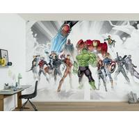 Carta Da Parati Supereroi Murale Marvel Avengers 144x100in Con Colla Gratuita