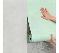 Carta Da Parati Termica Isolante Autoadesiva Per Pareti Interne, Pannelli Murali In Schiuma Da 2.5mm Impermeabile E Resistente All'Umidità, Antimuffa E Isolante Termico(Light green,5m)