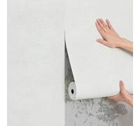 Carta Da Parati Termica Isolante Autoadesiva Per Pareti Interne, Pannelli Murali In Schiuma Da 2.5mm Impermeabile E Resistente All'Umidità, Antimuffa E Isolante Termico(White,2m)