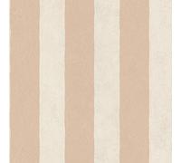 Carta da parati tnt (tessuto non tessuto) a righe a strisce Beige Marrone 524058 52405-8 A.S. Création Mix | Beige/Marrone | Rotolo (10,05 x 0,53 m) = 5,33 m²