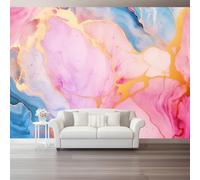 Carta da Parati Toni Pastello Astratti Strutturati E Sognanti da Parati Autoadesiva, Colore Carta Adesiva Foto Murale Rotolo per Camera da Letto Soggiorno Corridoio 350 x 256 cm（WxH