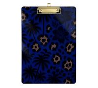 Carta da parati trasparente con stampa leopardata tropicale migliorata, per allenatori, medici, aule di medicina, dimensioni 9 x 12