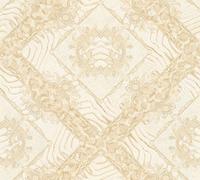 Carta da parati Versace Carta Da Parati Luxury Carta da parati tessuto non tessuto 10.05 m x 0.70 m Beige Crema Oro Made in Germany 349044 34904-4
