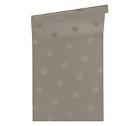 Carta da parati Versace Carta Da Parati Luxury Carta da parati tessuto non tessuto 10.05 m x 0.70 m Grigio Made in Germany 348623 34862-3