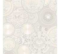 Versace Les Etoiles De La Mer Piatto Parati Bianco & Argento 34901-4 - 10m X
