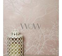 Alberi & Foglie Carta da Parati - Floreale Metallico Tropicale Brillantini Palma