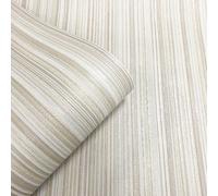 Muriva Carta da parati Venezia M66517 a righe Tessuto metallico Vinile Naturale