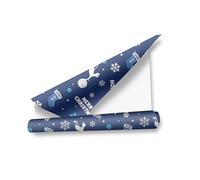 Carta da regalo natalizia Tottenham Hotspur FC per regali di calcio, 2 fogli e 2 etichette