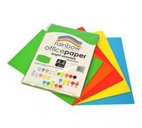 Carta da ufficio arcobaleno, 100 pezzi, 80 g/m², carta artigianale versatile, lu