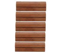 Carta da Visita in Legno, Appuntamento per Foto per Foto di Pinza per Appunti per 5 Pezzi di Card da Visita in Legno Accesso per le Forniture Office Accesso (Buio)