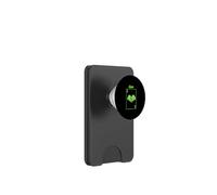 Carta d'amore perduta di colore verde Grafica verde PopSockets PopWallet per MagSafe