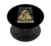 Carta dei Tarocchi Alieni The Fool UFO Abduction Paganesimo PopSockets PopGrip Adesivo