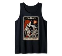 Carta dei tarocchi Argentina della Lucertola Bianca e Nera della Mamma Tegu Canotta