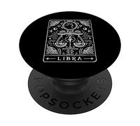 Carta dei Tarocchi Bilancia / Segno zodiacale Bilancia PopSockets PopGrip Intercambiabile