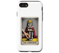 Carta dei tarocchi del gatto L'imperatore amante dei gatti divertente gatto Custodia per iPhone SE (2020) / 7 / 8