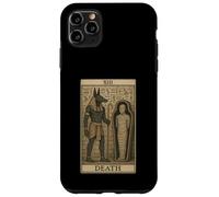 Carta dei Tarocchi della Morte Anubi Mummia Antico Egitto Custodia per iPhone 11 Pro Max