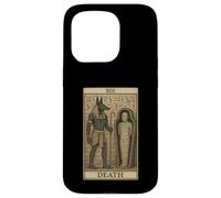 Carta dei Tarocchi della Morte Anubi Mummia Antico Egitto Custodia per iPhone 15 Pro