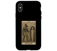 Carta dei Tarocchi della Morte Anubi Mummia Antico Egitto Custodia per iPhone X/XS