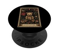 Carta dei tarocchi dell'ago della medicina cinese dell'agopuntura agopuntura PopSockets PopGrip Adesivo