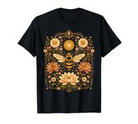 Carta dei tarocchi delle api Floreali Estetica Botanica Cottagecore Maglietta